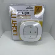 Light it! by Fulcrum Wireless Remote Control LED Light Mountable Puck Light