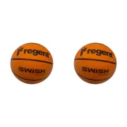 2x Regent Swish Basketball Indoor/Outdoor Kids/Children Sports Toy Size 7 Orange