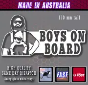 Baby on Board Boys on Board White funny decal Carlos Alan hangover