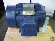 Hemco 1.5 HP Motor, Cat No. EBY152FBA, 3480 RPM, TEFC, 143T Frame, 230/460V, 3P