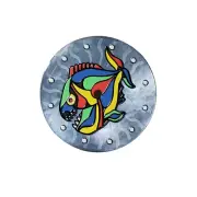 28.5mm Cartoon Fish Pattern Watch Dial For ETA 2836 2824 NH35/36 8215 Movement