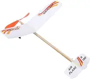 GLSTOY 1Set DIY Rubber Band Airplane Model Kit Outdoor Glider Plane for Bright Colors for Engaging Play Enhances Hand Eye Coordination Educational Activity