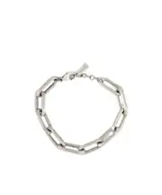 thick chain bracelet S silver