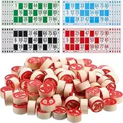 UPKOCH Logical Chess Game Bingo Numbers Chess Set Russian Bingos for Teens Adults