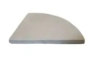 Premium Marble Corner Shelf for Shower & Bathroom - Stone Caddy - 9" Soap Dish