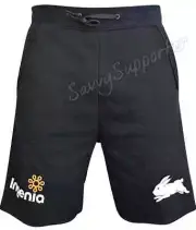 South Sydney Rabbitohs 2023 NRL Fleece Travel Shorts Sizes S-7XL BNWT