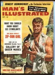 MAG: Man's Illustrated Magazine September 1958- Hemingway interview FN