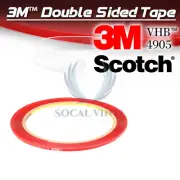 Genuine 3M VHB #4905 Clear Double-Sided Tape Mounting Automotive 2mmx10FT
