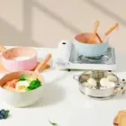Non Stick Frying Pan Steak Cooking Saucepan Induction Cooker Gas