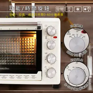 晶工牌45L雙溫控旋風電烤箱 JK-7645【買就送隔熱手套+夾子】