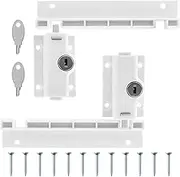 2Pcs Sliding Door Locks, Easy to Install Sliding Window Locks, Sturdy Sliding Patio Door Lock, Multifunctional Sliding Door Security Lock for Patio Doors or Sliding Windows