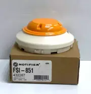 NEW NOTIFIER FSI-851 INTELLIGENT IONIZATION SMOKE DETECTOR FOR FIRE ALARM