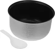 [Homoyoyo] 3L Inner Pot Replacement for Small Rice Cooker - Non-Stick Alloy Cooking Pot Accessory for Electric Rice Makers and Cookers and Easy to Clean