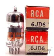 2 RCA 6JD6 Semi Remote Cutoff Pentode TV Audio Vacuum Tube Valve- Bangybang.tube