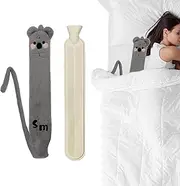Winter Hot Water Bottle - Long 2L Hot Water Bottle,Portable Hand Warmer Bed Warmer with Soft Cover for Waist & Feet