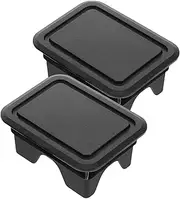 CRILSTYLEO Truck Bed Rail Plugs for Car 2pcs Plastic Truck Bed Rail Molding Truck Bed Rail Trim for Car Truck Bed Rail Seals Easy Fit for 19-22