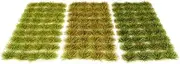 Warpainter scenics 6mm Wild Grass Set Self Adhesive Static Grass Tufts x108 -