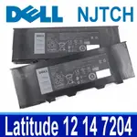 DELL NJTCH 4芯 原廠電池 03NVTG 3NVTG 451-BBJJ 8G8GJ VD0FX LATITUDE 12-7204 14-7404 LATITUDE 7204 系列