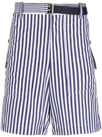 在飛比找Farfetch優惠-vertical-stripe print cotton s