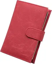 [CONGARTENO] Multipurpose Pu Leather Holder Travel Protector for Safe Document Storage Lightweight Travel Wallet Stylish Design Closure
