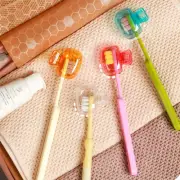 1PC Toothbrush Head Covers Travel Portable Toothbrush Protector Cap Plastic Clip