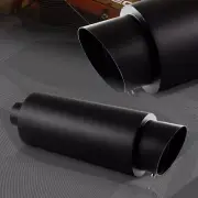 4" Fire Ball Tip 3" Inlet Black Stainless Racing Weld Exhaust Muffler+Silencer