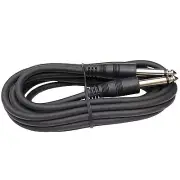 6 ft foot feet straight 1/4 guitar to effects fx pedal PA patch cable cord BLACK