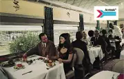 AMTRAK Amtrak issued card of one of their DELUXE DINING CARS