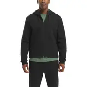 Reebok Active Ess Db Fz Hoodie Black Mens Activewear Soft Hooded Jumper