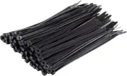 Black Zip Ties 8 Inch 2000 Pack Bulk Heavy Duty Self Locking Zipties 8" UV...