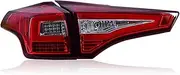 Tailligt Assembly Compatible With Toyota RAV4 2013-2015 LED Driving Light LED Turn Signal LED Brake Light(Red)