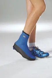 Santini Windstopper Shoe Cover - Blue Size 40-42.5 Euro