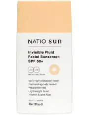 [Natio] Invisible Fluid SPF50+ Sunscreen 60ml