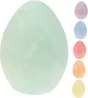 6 Pack of Egg Shaped Chalks for Boys and Girls Blackboard Markers Erasable Non-dust Chalk Eggs Art Play for Toddlers
