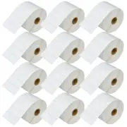 12Rolls 2000 Labels 3"x1" Direct Thermal for Zebra LP2443 LP2844 LP2642 TLP2844