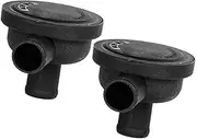 QASULER 2X Crankcase Ventilator Exhaust Valve 20Mm, for Skoda, for Jetta, for Golf, for Passat, A4 A6 1.8T 06A 129 101D 06A129101D Car Pcv Valve