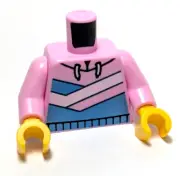 Lego - Minifigure Torso - Pink Blue, Hoodie