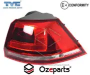 RH Right Hand Tail Light Lamp Tinted For VW Volkswagen Golf MK7 2013~2017 Wagon (for: Volkswagen)