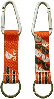 AFL Carabiner Key Ring - GWS Giants - Keyring - Clip and Ring
