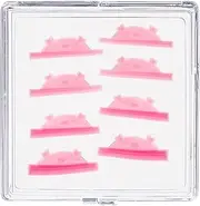 Eyelash Lift Pad, Silicone Lash Pad - Lash Rod Eyelash Perm Pad for Eyelash Lift Lash Lift Shield | 4 Pair Lash Lifting Tool Silicone Eyelash Perm Curler Reusable Lash Lifting Pad for Eyelash
