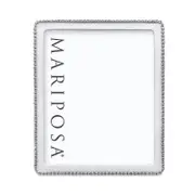 Mariposa Beaded White Picture Frame, 8 x 10