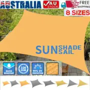Sun Shade Sail 320 GSM Rectangle Extra Heavy Duty Shade Cloth 98% UV Block