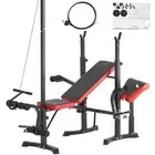 VEVOR Weight Bench Sit up Bench for Home Gym Strength Training Adjustable