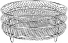 Air Fryer Racks,304 Stainless Steel Multi-Layerstackable Dehydrator Racks,Toast