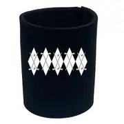 Oob Argyle Golf Jumper - Funny Novelty Stubby Holder