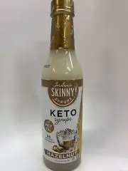 Jordan's Skinny Hazelnut MCT Oil Keto Syrup Sugar Free Natural Sweeteners