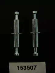 2 Ikea Cam Lock Screws Pins Hardware Part # 153507 Fits Nordli & Songesand beds