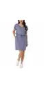 32 Degrees Cool Ladies' Soft Lux Dress Heather Ash Blue Size Medium B14