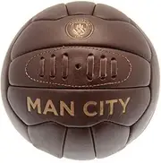 Manchester City FC Retro Leather Heritage Soccer Ball