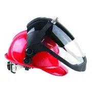 Multi-Purpose, Clear, Flip-Up IR Face Shield Window with Chin Guard and Unive...